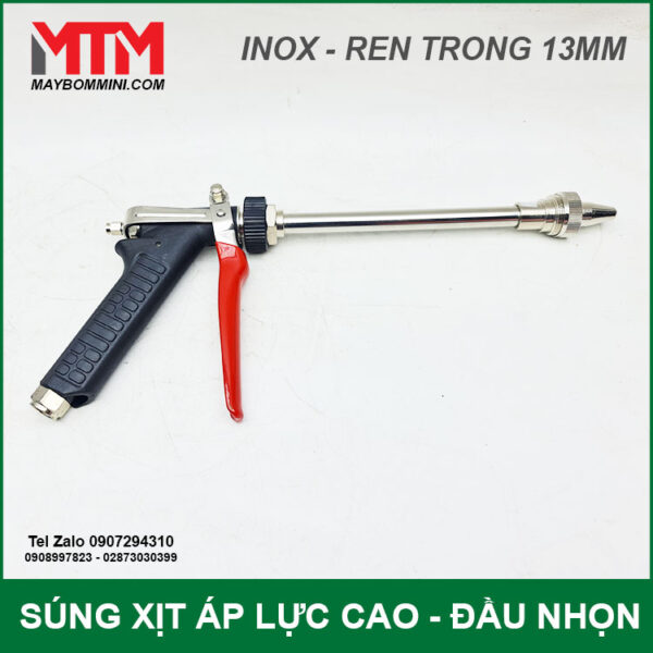 Voi Xit Rua Xe Tuoi Cay Ve Sinh May Lanh Inox QM Dau Nhon Voi Xit Rua Xe Tuoi Cay Ve Sinh May Lanh Inox QM Dau Nhon