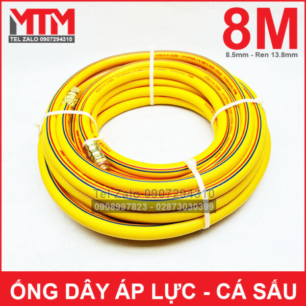 Ong Ap Luc Rua Xe Phun Thuoc Sau 8mm Ren 13mm 8 Met Crocodile Ca Sau Ong Ap Luc Rua Xe Phun Thuoc Sau 8mm Ren 13mm 8 Met Crocodile Ca Sau