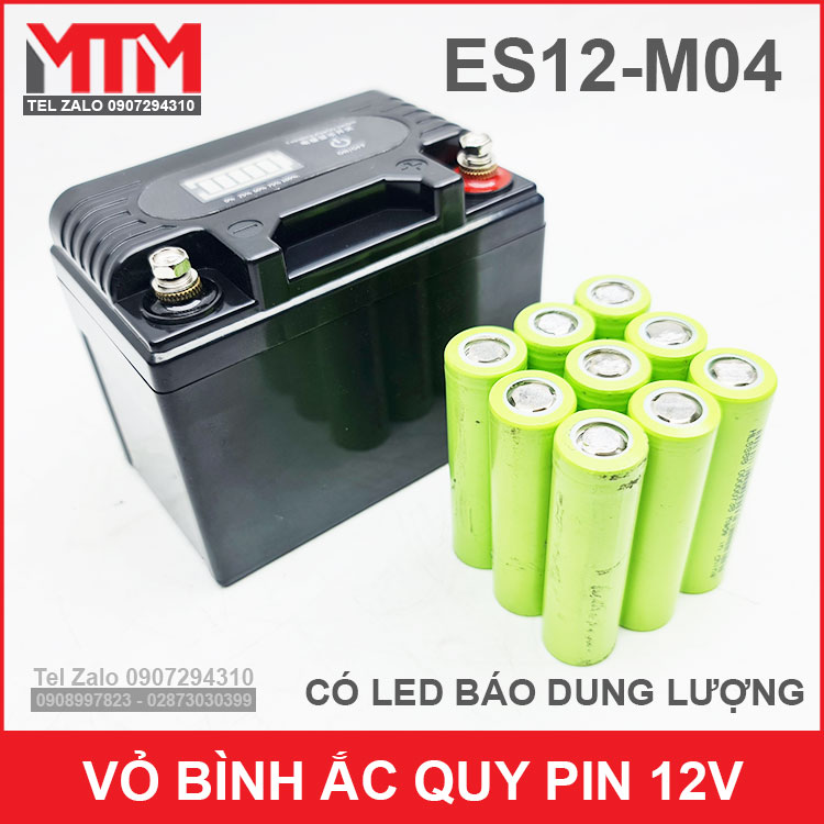 Vo Binh Ac Quy Pin 18650 12v Vo Binh Ac Quy Pin 18650 12v