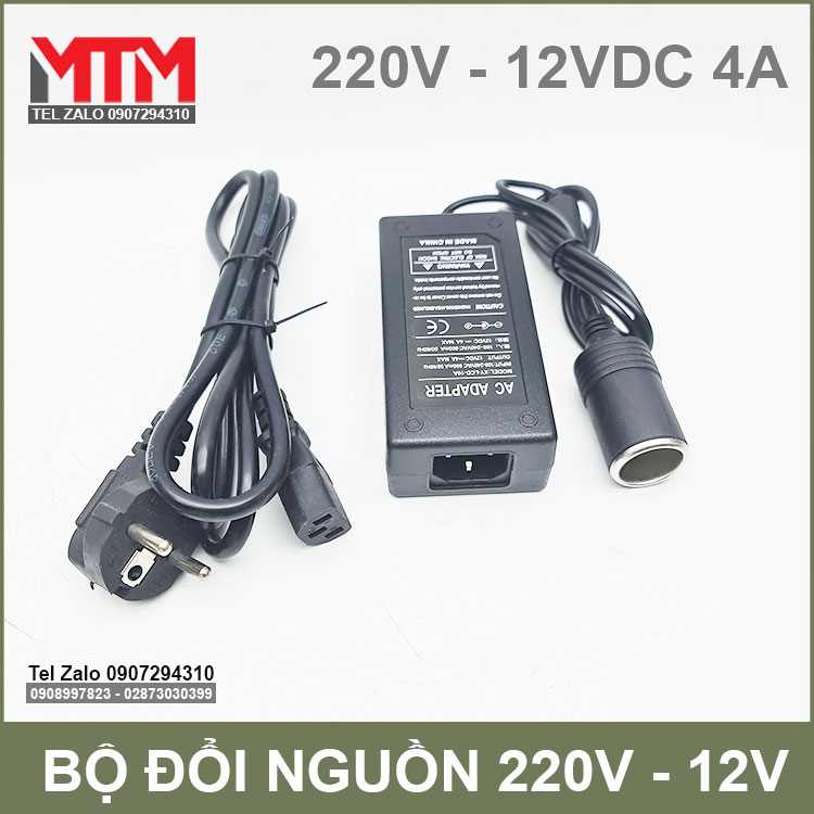 Bo Doi Nguon 220v Ra 12v 4A 48W Tau Thuoc La Bo Doi Nguon 220v Ra 12v 4A 48W Tau Thuoc La