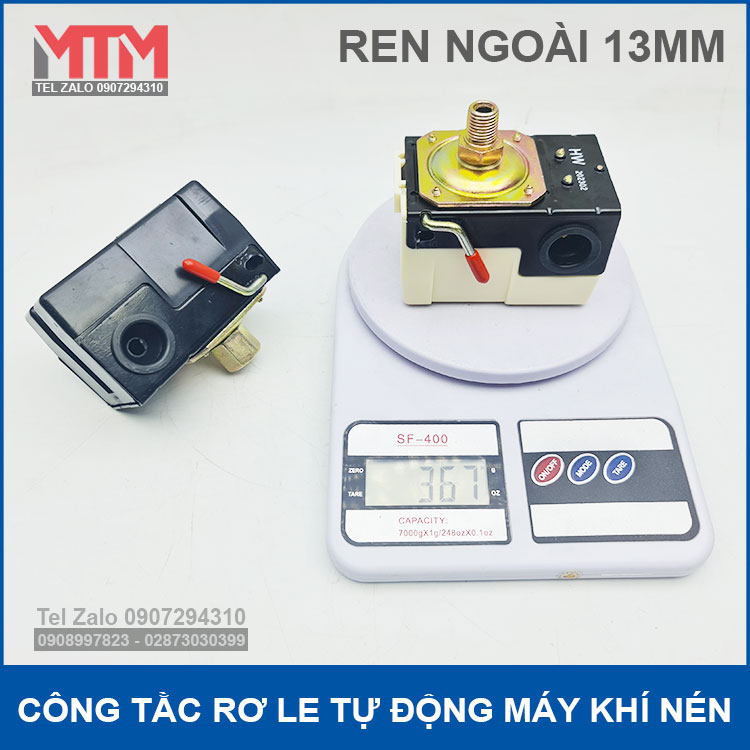 Role Tat Mo Tu Dong May Bom Khi Nen 220V Ren Ngoai 13mm Chinh Hang Role Tat Mo Tu Dong May Bom Khi Nen 220V Ren Ngoai 13mm Chinh Hang