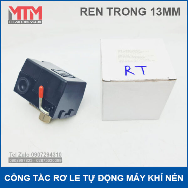 Role Tat Mo Tu Dong May Bom Khi Nen 220V Ren Trong 13mm Role Tat Mo Tu Dong May Bom Khi Nen 220V Ren Trong 13mm
