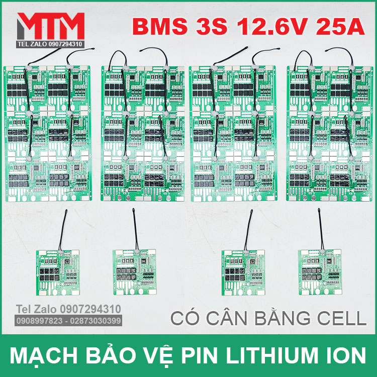 Chuyen Ban Cac Loai Mach Bao Pin 3S Lithium Ion Chuyen Ban Cac Loai Mach Bao Pin 3S Lithium Ion