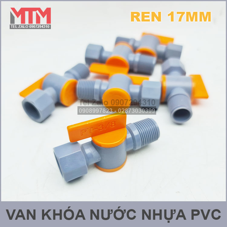 Khoa Nuoc Nhua Pvc Ren Trong Ngoai 17mm Khoa Nuoc Nhua Pvc Ren Trong Ngoai 17mm