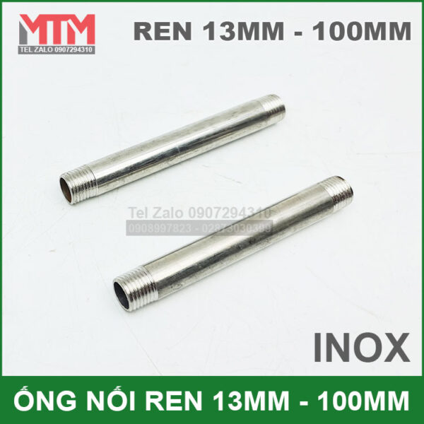 Ong Inox 10cm Noi Dai Ren 13 Ong Inox 10cm Noi Dai Ren 13