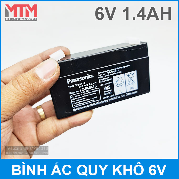 Binh Ac Quy 6V 1400mah Panasonic Binh Ac Quy 6V 1400mah Panasonic