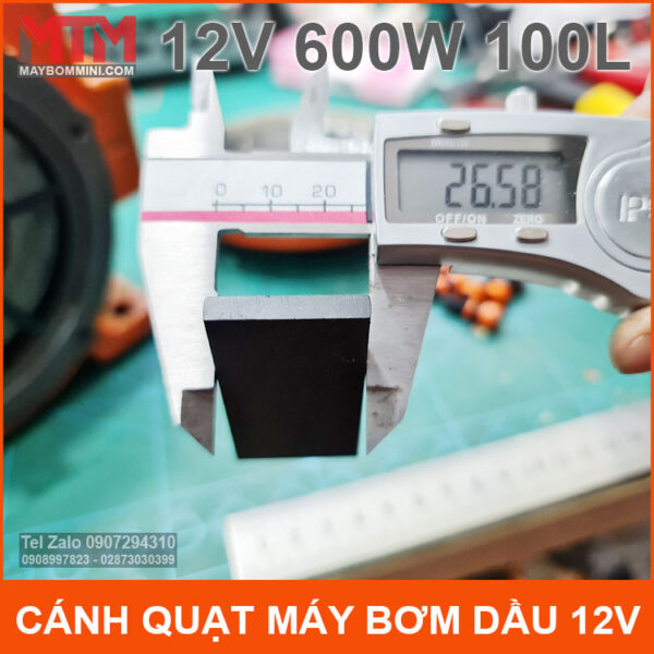 Canh Quat May Bom Xang Dau 12V 600W Chieu Cao Canh Quat May Bom Xang Dau 12V 600W Chieu Cao