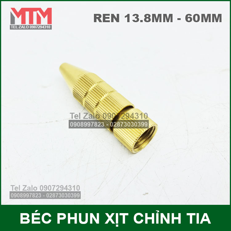 Bec Phun Xit Chinh Tia Nhon 60mm Bec Phun Xit Chinh Tia Nhon 60mm