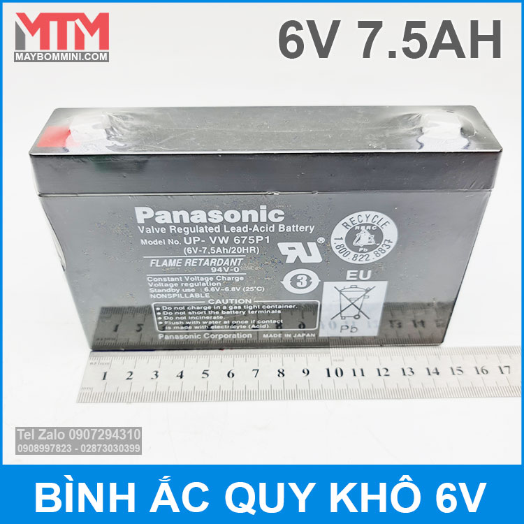 Binh Kho 6v 7500mah Chieu Dai Binh Kho 6v 7500mah Chieu Dai
