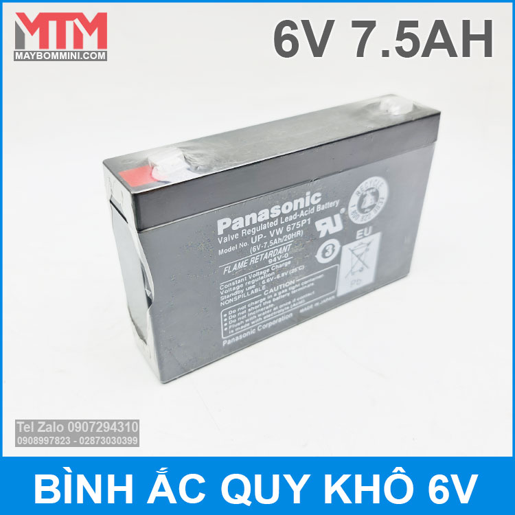 Gia Binh Ac Quy Kho 6v 7 5ah Panasonic Chinh Hang Gia Binh Ac Quy Kho 6v 7 5ah Panasonic Chinh Hang