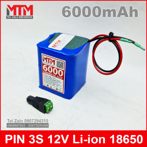 Pin Sac Lithium Li Ion 12v 6000mah 5A Chinh Hang Pin Sac Lithium Li Ion 12v 6000mah 5A Chinh Hang