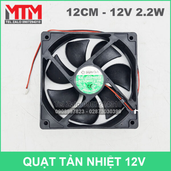 Quat Tan Nhiet 12cm 12v Quat Tan Nhiet 12cm 12v