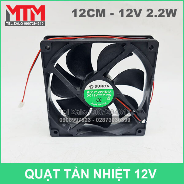 Quat Tan Nhiet Sunoa 12v 120mm Quat Tan Nhiet Sunoa 12v 120mm