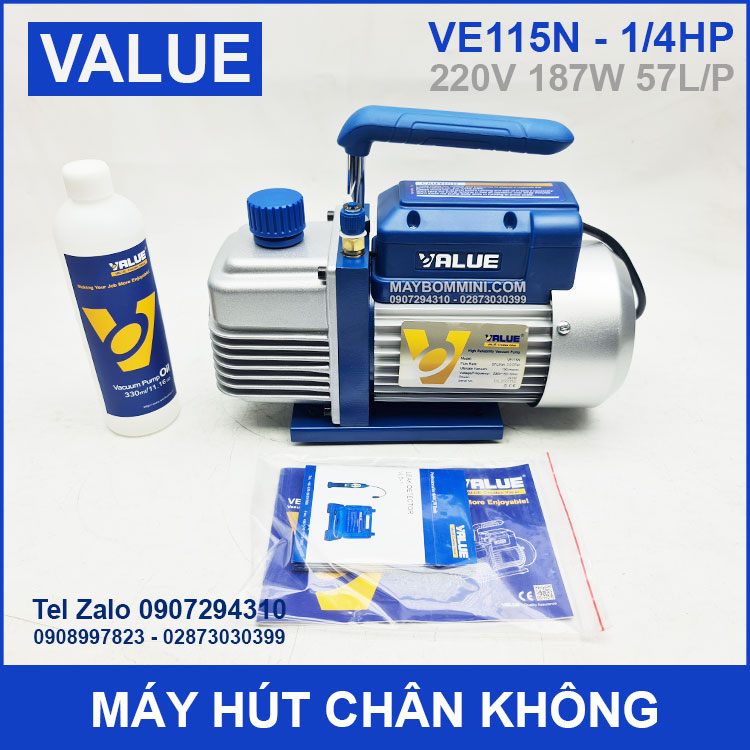 May Hut Chan Khong 220V 187W 57L Value VE115N May Hut Chan Khong 220V 187W 57L Value VE115N