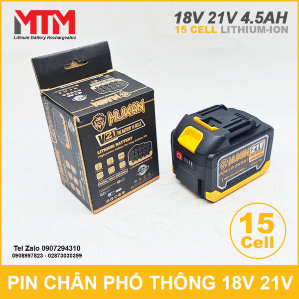 Pin Chan Pho Thong 21V 15cell 3000mAh 5C Hukan Chinh Hang Pin Chan Pho Thong 21V 15cell 3000mAh 5C Hukan Chinh Hang