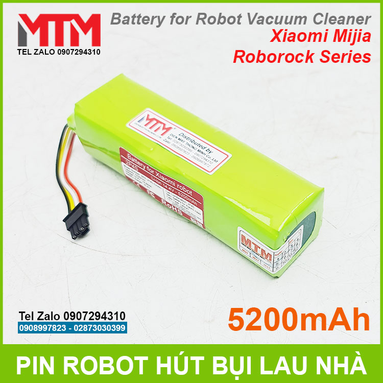 Ban Pin May Hut Bui Lau Nha Xiaomi Robot Roborock S50 S51 S55 5200mah Ban Pin May Hut Bui Lau Nha Xiaomi Robot Roborock S50 S51 S55 5200mah