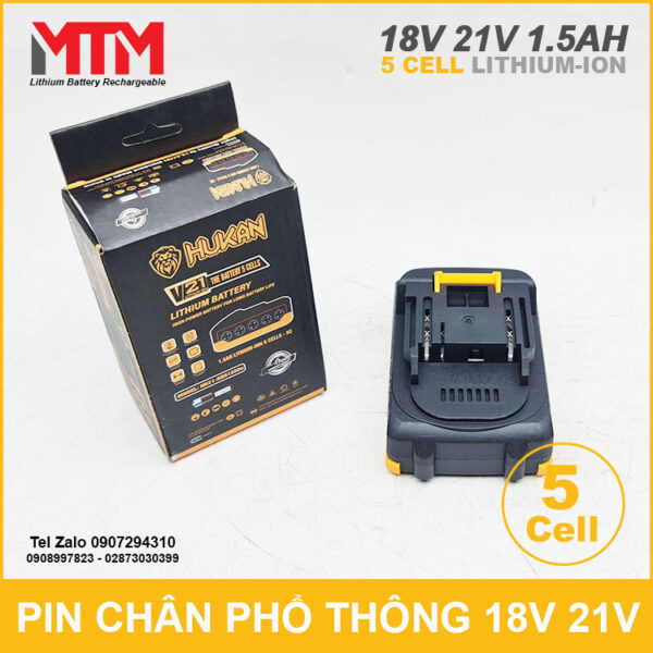 Gia Pin May Khoan Hukan Chan Pho Thong 21V 5cell 1500mAh 5C Gia Pin May Khoan Hukan Chan Pho Thong 21V 5cell 1500mAh 5C