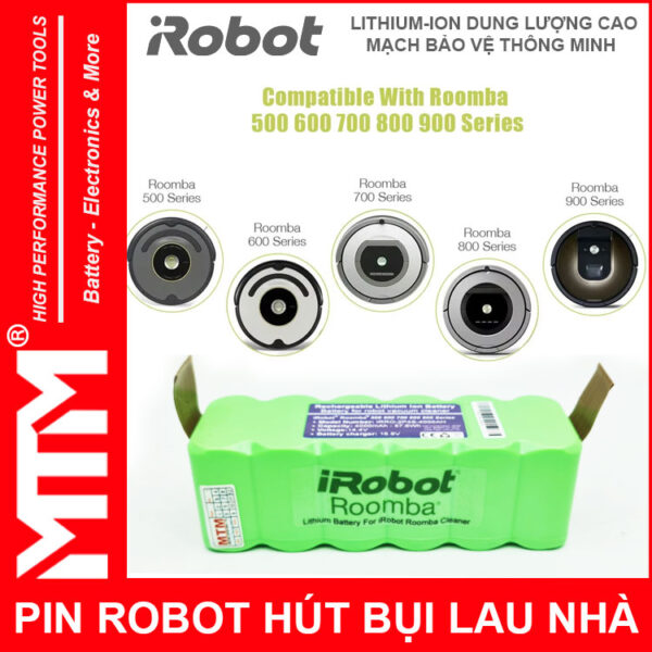 IRobot Roomba Rechargeable Battery For IRobot Roomba 500 600 700 800 900 595 620 650 780 890 Batteries