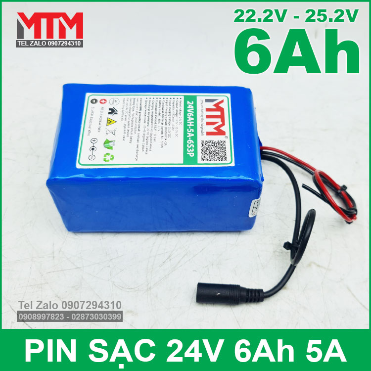 Khoi Pin 24V 6000mah Khoi Pin 24V 6000mah