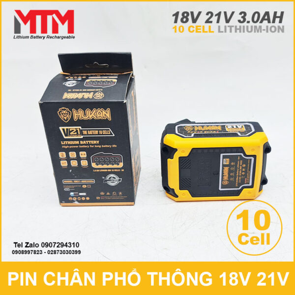 Phan Phoi Pin Hukan 18V 21v 3ah 10 Cell Phan Phoi Pin Hukan 18V 21v 3ah 10 Cell