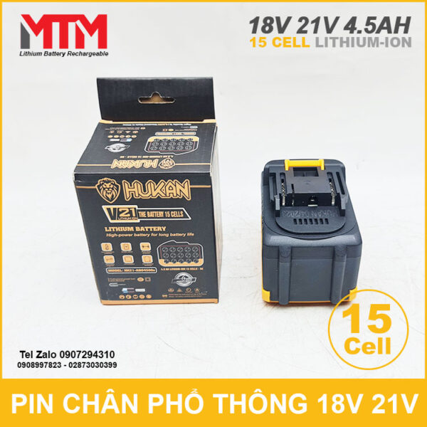 Pin Pho Thong Hukan 15 Cell 4500 5C Pin Pho Thong Hukan 15 Cell 4500 5C