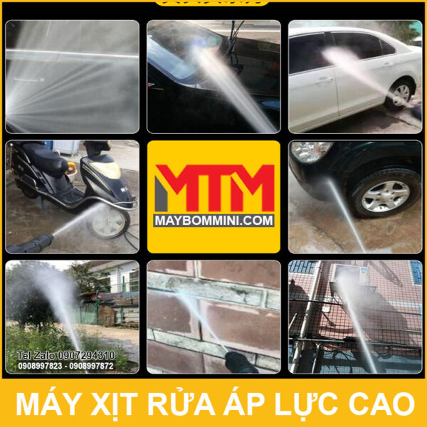 Ve Sinh Xe Nha Cua Tuoi Cay Bang Ap Luc Cao