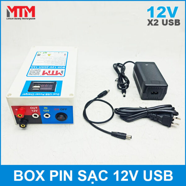 Pin Sac 12v 20Ah 15A USB Cao Cap Pin Sac 12v 20Ah 15A USB Cao Cap