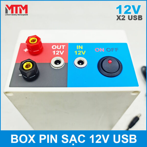Cong Ket Noi Box Pin Du Phong 12v 5v Usb Cong Ket Noi Box Pin Du Phong 12v 5v Usb