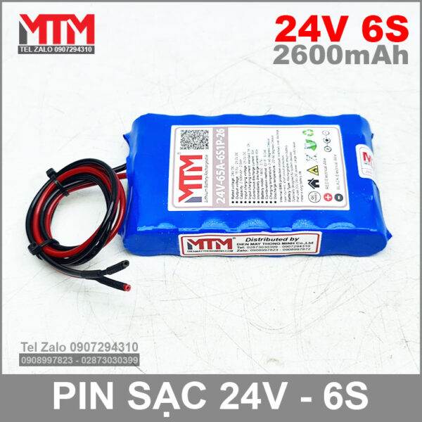 Gia Pin Sac 24V 6S 65A 2600mah 6S1P Gia Pin Sac 24V 6S 65A 2600mah 6S1P