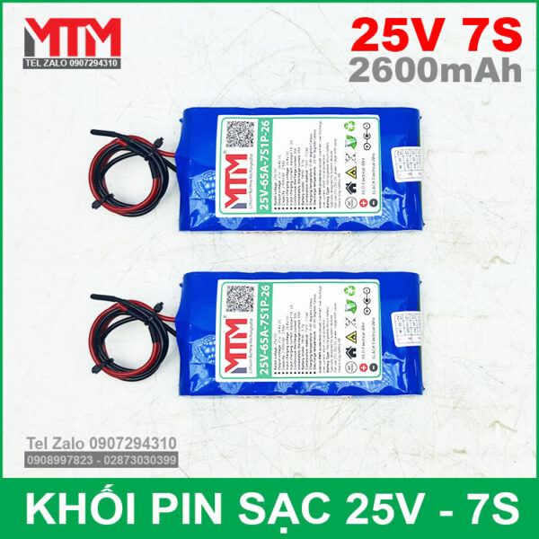 Gia Pin Sac 25V 7S 65A 2600mah 7S1P Gia Pin Sac 25V 7S 65A 2600mah 7S1P