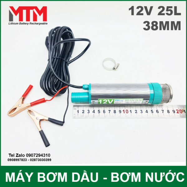 May Bom Dau Bom Nuoc Chim 12V 100W 25L 38mm Kich Thuoc May Bom Dau Bom Nuoc Chim 12V 100W 25L 38mm Kich Thuoc