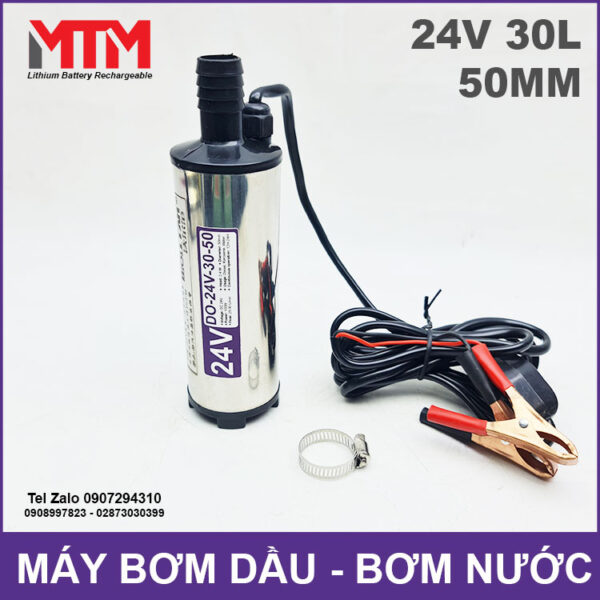 May Bom Dau Bom Nuoc Chim 24V 100W 30L 50mm May Bom Dau Bom Nuoc Chim 24V 100W 30L 50mm
