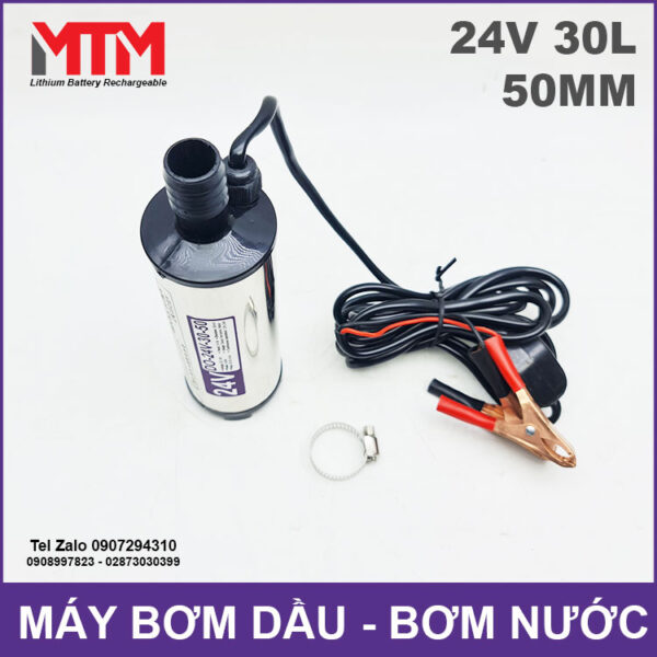 Gia May Bom Dau Bom Nuoc Chim 24V 100W 30L 50mm Gia May Bom Dau Bom Nuoc Chim 24V 100W 30L 50mm