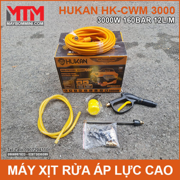 May Rua Xe Ap Luc Cao 220V 3000W 12L Hukan HK CWM 3000 Phu Kien May Rua Xe Ap Luc Cao 220V 3000W 12L Hukan HK CWM 3000 Phu Kien