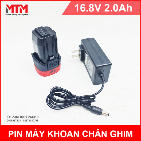 Pin May Khoan Chan Ghim 16V8 2000mah Kem Sac Adapter Pin May Khoan Chan Ghim 16V8 2000mah Kem Sac Adapter