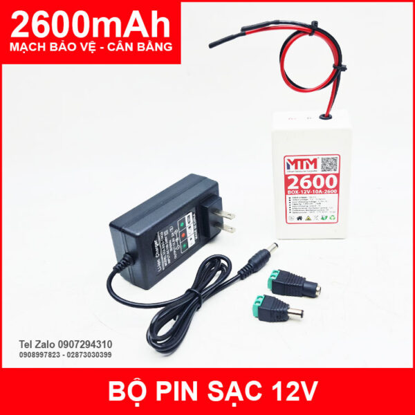 Pin Sac 12V 2600mah 10A MTM Pin Sac 12V 2600mah 10A MTM