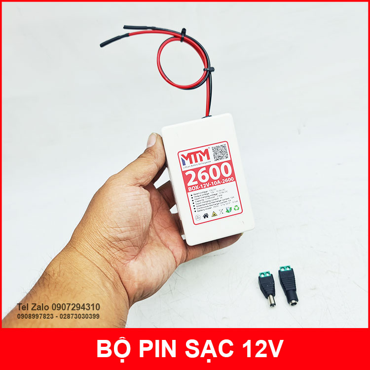 Pin Sac Du Phong 12v 2600mah 10a Pin Sac Du Phong 12v 2600mah 10a