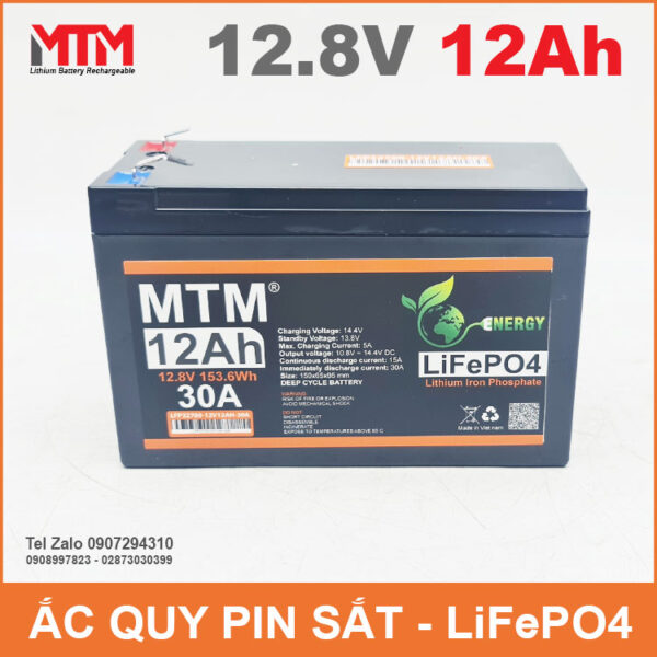 Binh Ac Quy Pin 12V 12Ah 30A Lifepo4 Binh Ac Quy Pin 12V 12Ah 30A Lifepo4