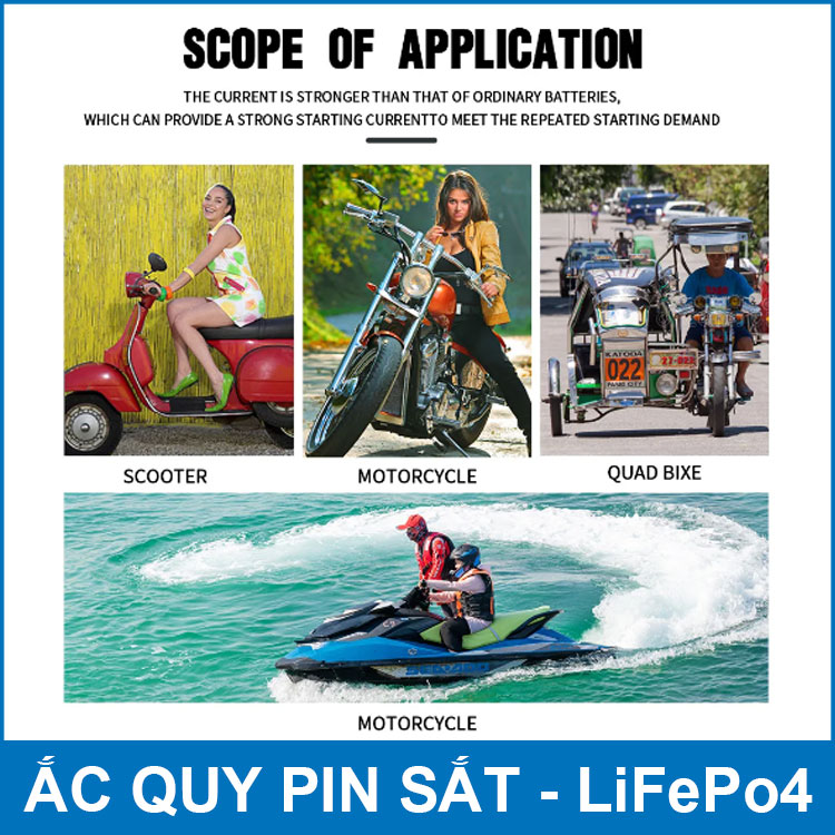 Binh Ac Quy Pin Su Dung Cho Xe May