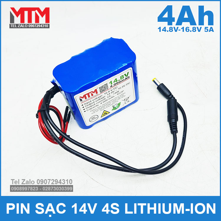 Dong Pin 14V 4000mah 5A 4S2P MTM Dong Pin 14V 4000mah 5A 4S2P MTM