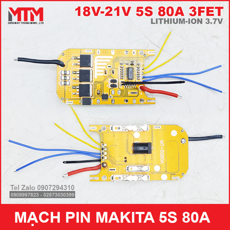 Gia Mach Bao Ve Pin Makita 5S 80A Vang Cao Cap Gia Mach Bao Ve Pin Makita 5S 80A Vang Cao Cap