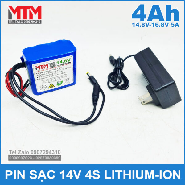 Gia Pin 14V 4000mah 5A 4S2P MTM Gia Pin 14V 4000mah 5A 4S2P MTM
