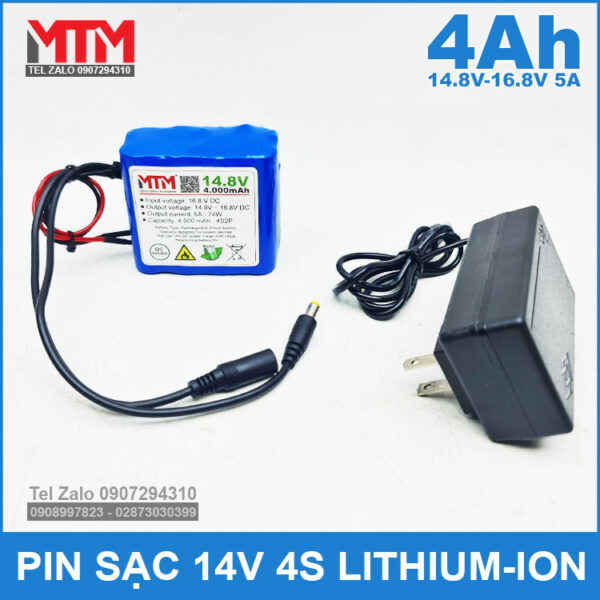 Khoi Pin 14V 4000mah 5A 4S2P MTM Khoi Pin 14V 4000mah 5A 4S2P MTM