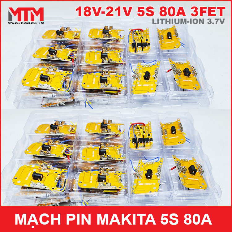 Phan Phoi Mach Bao Ve Pin Makita 5S 80A Vang Phan Phoi Mach Bao Ve Pin Makita 5S 80A Vang