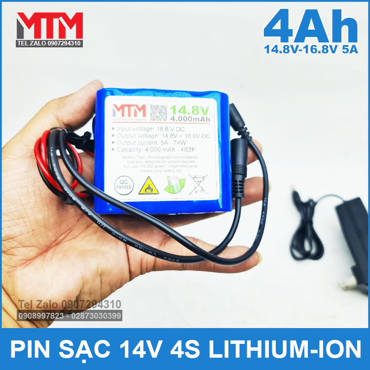 Pin 14V 4000mah 5A 4S2P MTM Gia Re Pin 14V 4000mah 5A 4S2P MTM Gia Re