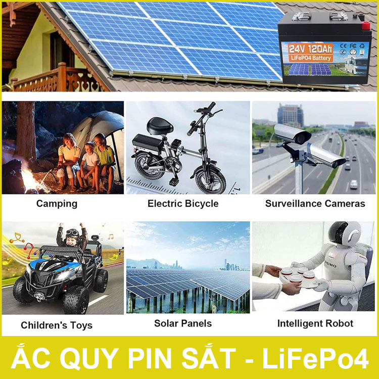 Ung Dung Ac Quy Pin Lithium 12v
