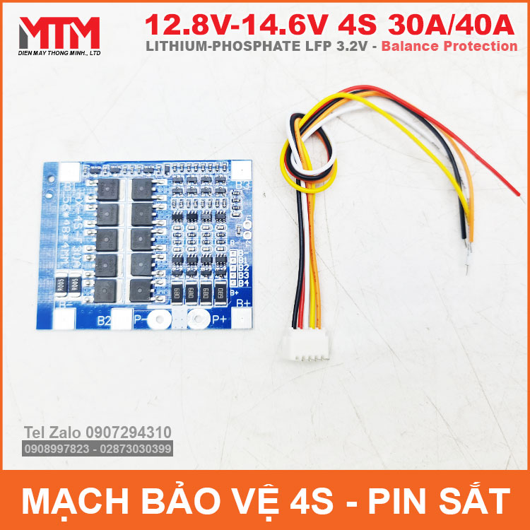 Gia Mach Bao Ve Pin Sat 4S 30A 40A 12V8 Can Bang Gia Mach Bao Ve Pin Sat 4S 30A 40A 12V8 Can Bang