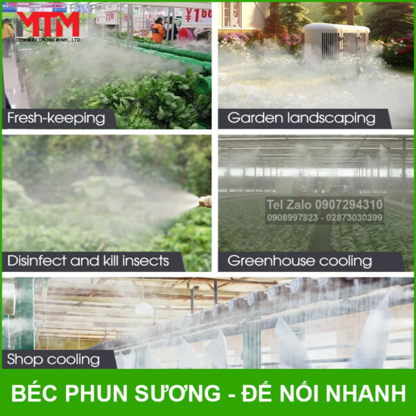 Phun Suong Lam Mat Tuoi Cay Tao Do Am Khong Khi