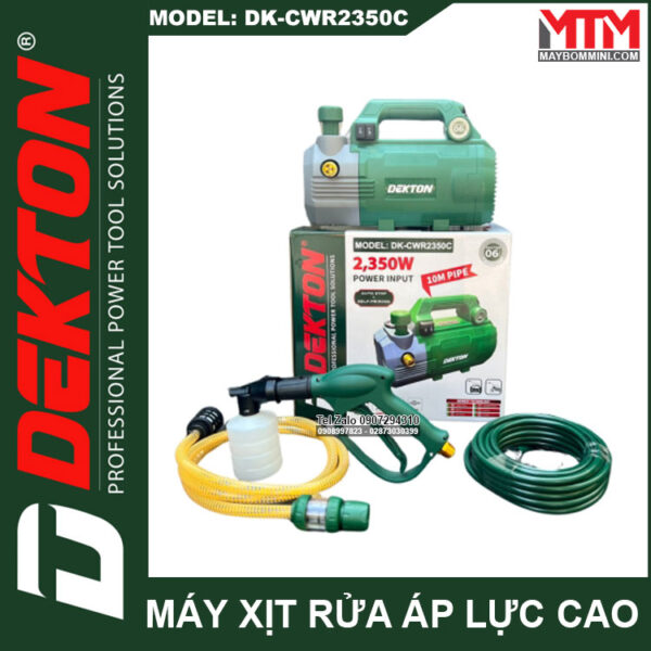 May Rua Xe Ap Luc Cao 220V 2350W 8L Dekton DK CWR2350C