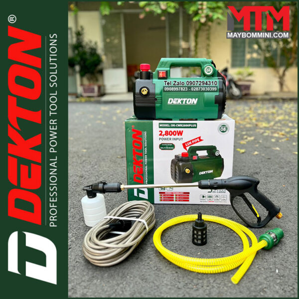 May Rua Xe Ap Luc Cao 220V 2800W 10L Dekton DK CWR2800PLUS Chinh Hang Cao Cap May Rua Xe Ap Luc Cao 220V 2800W 10L Dekton DK CWR2800PLUS Chinh Hang Cao Cap